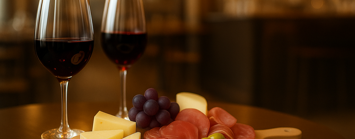 Tavolino imbandito per l'aperitivo